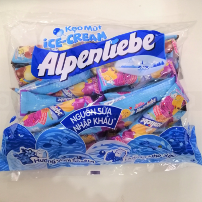Alpenliebe Ice Cream Grapes & Mango & Vanilla Chocolate 464g x 20 Bags