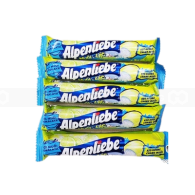 Alpenliebe Lemon Flavor With Salt 26.1g x 16 Rolls x 24 Pouches