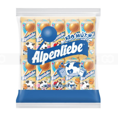 Wholesale Alpenliebe Lollipop Caramel 390g (10g x 39 Sticks) x 20 Bags