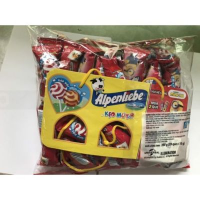 Wholesale Alpenliebe Lollipop Lychee 390g (10g x 39 Stick) x 20 Bags