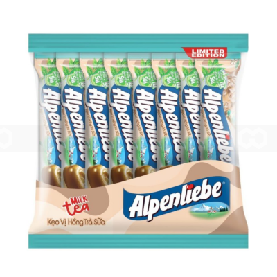 Alpenliebe Milk Tea 33g x 16 Rolls x 24 Pouches
