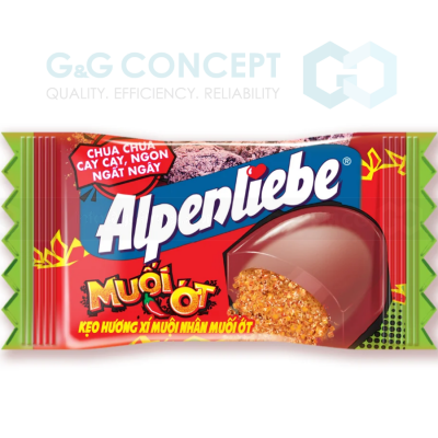 Alpenliebe Salted Dry Apricot Flavor with Chili Salt 203g x 24 Bags