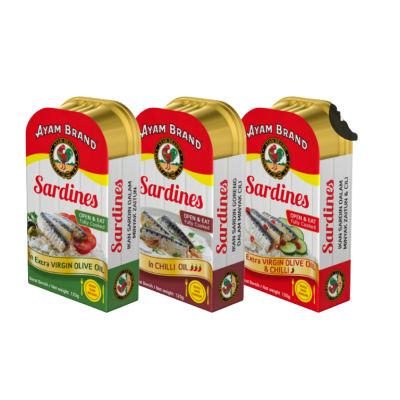 Ayam Sardines Extra Virgin Olive 120g x 24 Cans