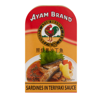 Ayam Sardines with Tariyaki Sauce 120g x 24 Cans