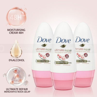Wholesale  Dove Powder Soft Roll on Deodorant Soft 40ml x 24 tubes