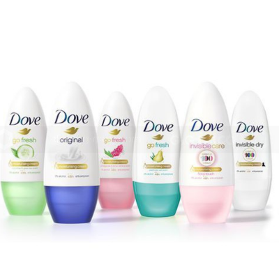 wholesale Dove Deodorant Roll on Sensitive 40ml x 24 tubes