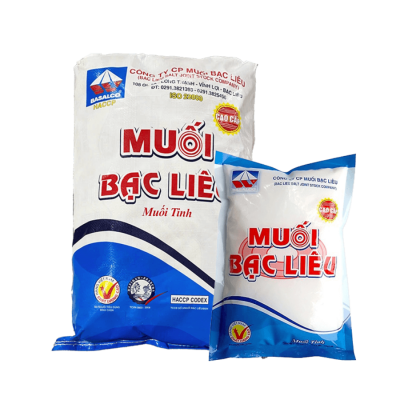 Bac Lieu Table Salt Dried 500g x 50 Bags