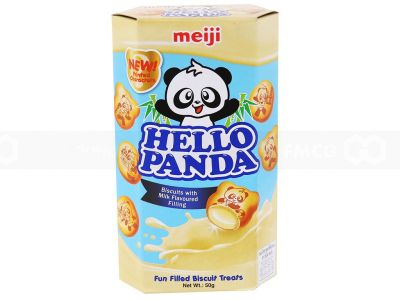 Meiji Hello Panda Milk Biscuits 50g x 80 Boxes