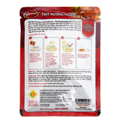 Barona Spice sauce Five spice barbecue 80g x80 Bags