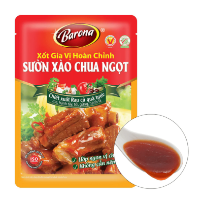 Barona Spice sauce Sweet and sour ribs 80g x 80 Bags