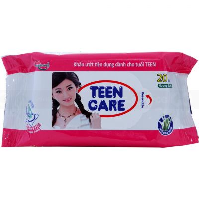 Teen care Wet Wipe 20 Sheets ( For Girl) 