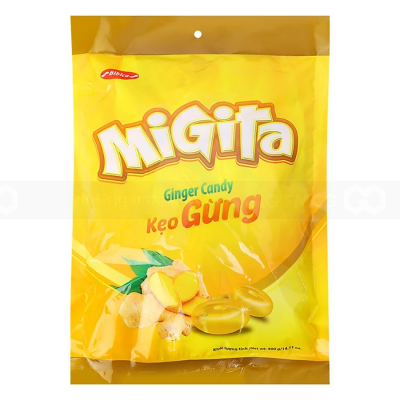 Bibica Migita Ginger Candy 400g x 20 Bags