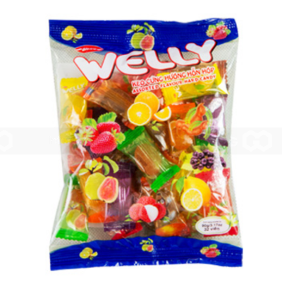 Bibica Welly Mix Fruit Candy 90g x 80 Bags