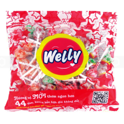 Bibica Welly Mix  lollipop 396g x 20 Bags