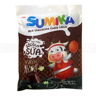 Bibica Sumika Chocolate Milk Candy 350g x 20 Bags