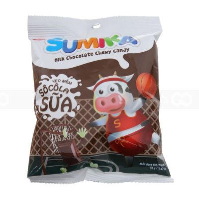 Bibica Sumika Chocolate Milk Candy 70g x 80 Bags
