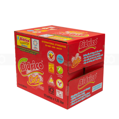 Bidrico Soft Drink Cola 1.25L x 12 Bottles