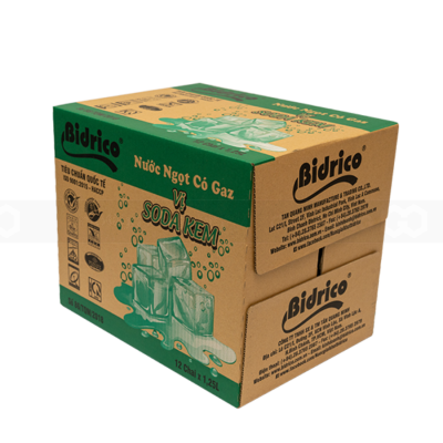 Bidrico Soft Drink Soda Cream 1.25L x 12 Bottles