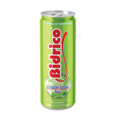 Bidrico Soft Drink Cream Soda 330ml x 24 Cans