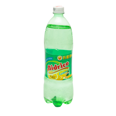 Bidrico Soft Drink Lemon 1.25L x 12 Bottles