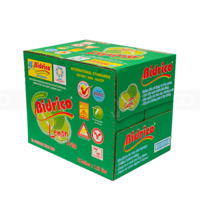 Bidrico Soft Drink Lemon 1.25L x 12 Bottles