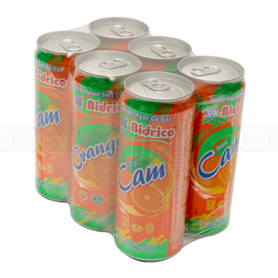 Bidrico Soft Drink Orange 330ml x 24 Cans