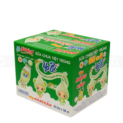 Wholesale Bidrico Yobi Yogurt Custard Apple 100ml x 60 Bottles