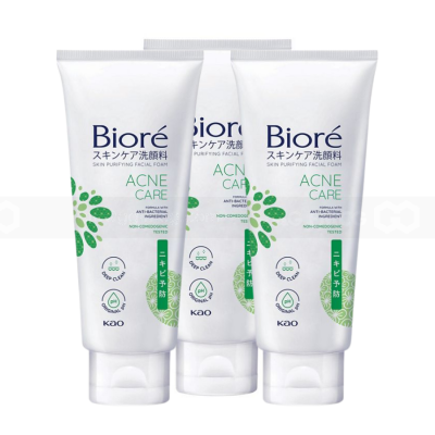 Biore Skin Purifying Facial Foam Acne Care 100g x 48 Tubes