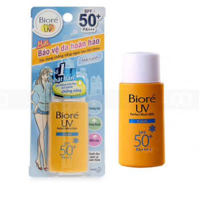 Biore UV Perfect Protect Milk Cool SPF50+ PA+++ 25ml x 24 Tubes