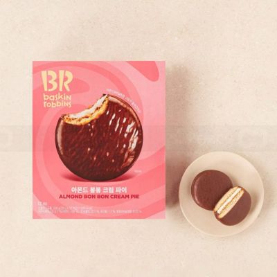 BR Almond Bon Bon Cream Pie 336gr x 8 Boxes