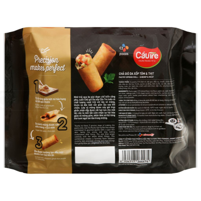 Cau Tre Porous Spring Rolls with Meat Filling 500g x 20 Bags