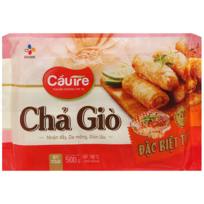 Cau Tre Special Spring Roll with Meat 500g x 20 Bags