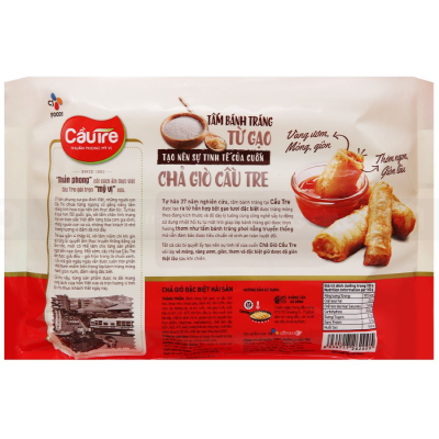 Cau Tre Special Spring Roll with Seafood 500g x 20 Bags