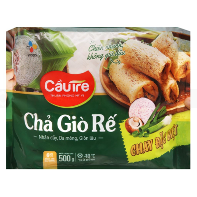 Cau Tre Special Vegetarian Spring Rolls 500g x 12 Bags