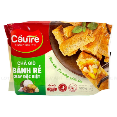 Cau Tre Spring Rolls Vegetarian 500g x 20 Bags