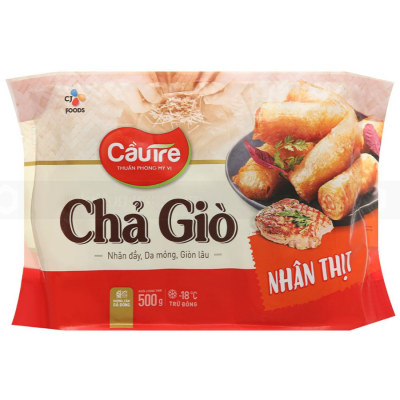 Cau Tre Spring Roll with Meat 500g x 20 Bags