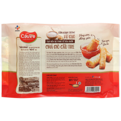 Cau Tre Vegetarian Spring Rolls 500g x 20 Bags