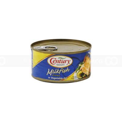 Century Bangus Milkfish Fillet in Vegetable Oil 184g x 48 Cans