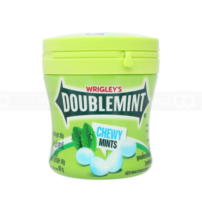 Wrigley's Doublemint Chewy Mint Candies 80g x 6 Jar x 6 Boxes