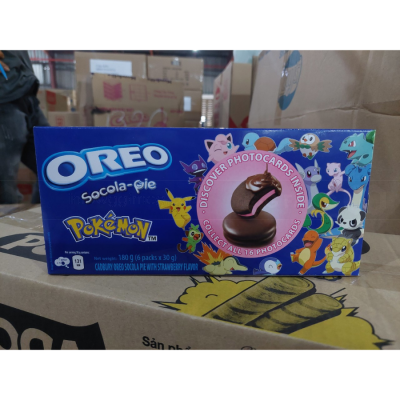 Wholesale Cadbury Oreo Chocolate Pie Strawberry 180g x 12 Boxes - Pokémon Version