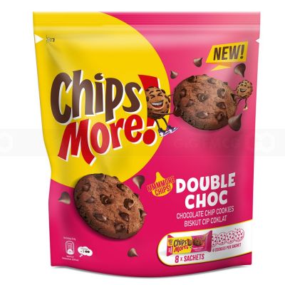 Wholesale Chipsmore Double Chocolate Multipack 326.4gr x 16 bags