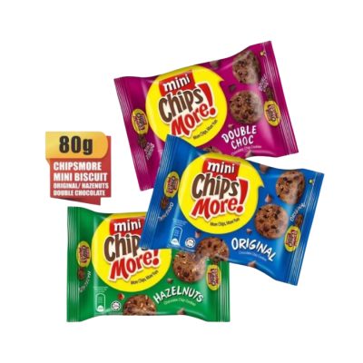 Chipsmore Double Chocolate Mini 80gr x 48 pcs