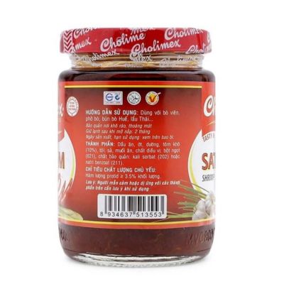 Cholimex Shrimp Shrimp Satay XO Glass 170g x 36 Bottles