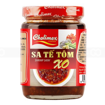 Wholesale Cholimex Shrimp Shrimp Satay XO Glass 170g x 36 Bottle