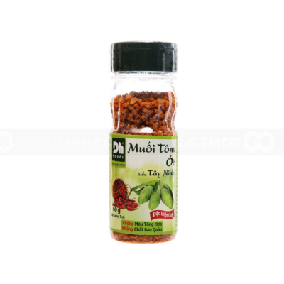 Whosale Shrimp Salt with Tay Ninh Style 60g x 48 bottles
