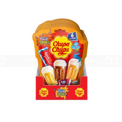 Chupa Chups Fizz Lollipop Bundle 90gr x 48pcs