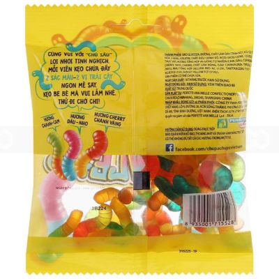 Wholesale Chupa Chups Hiss Crawlers Mixed Fruits 90g x 30 Bags