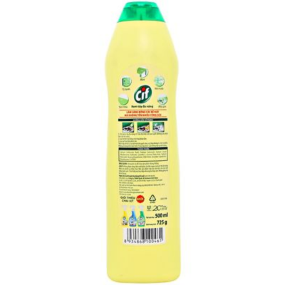 Cif Versatile Bleach Cream Lemon 500ml Bottle