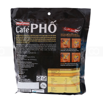 FES Cafe Pho 3in1 Instant Coffee 24g x 30 Sachets x 20 Bags