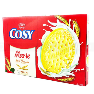 Cosy Biscuits Marie Taste Milk 576g (24g x 24 Bags) x 8 Boxes